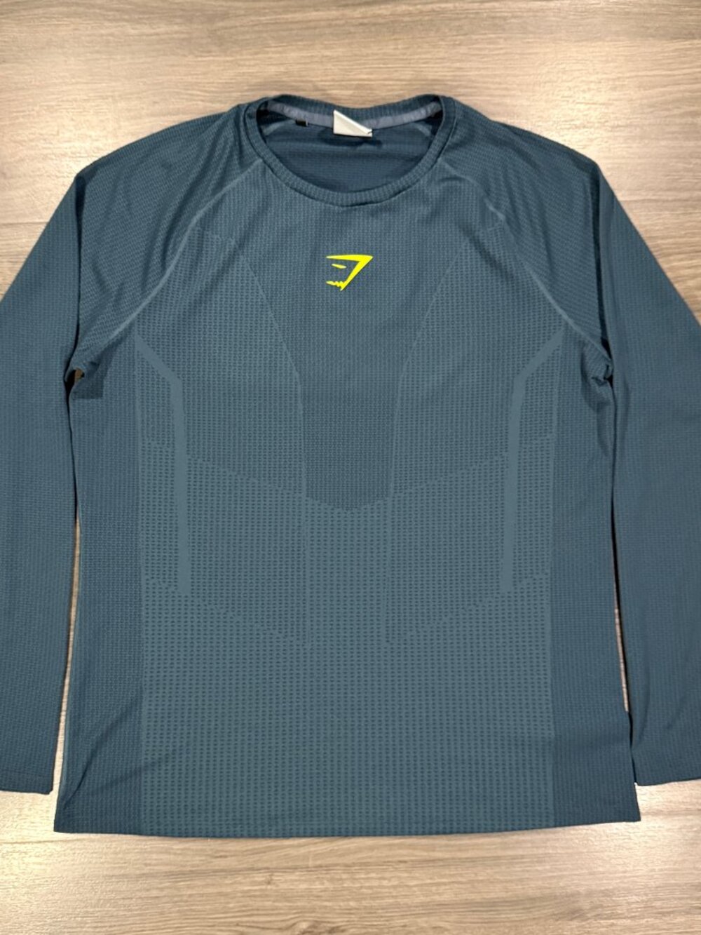 Gymshark Men's Arrival Long Sleeve T-Shirt - Grey/Blue